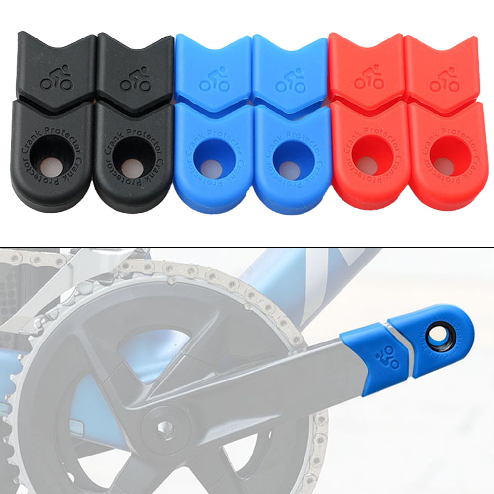 Mountain Biking Stuff - 2/4pcs Mountain Bike Crank Protective Cover