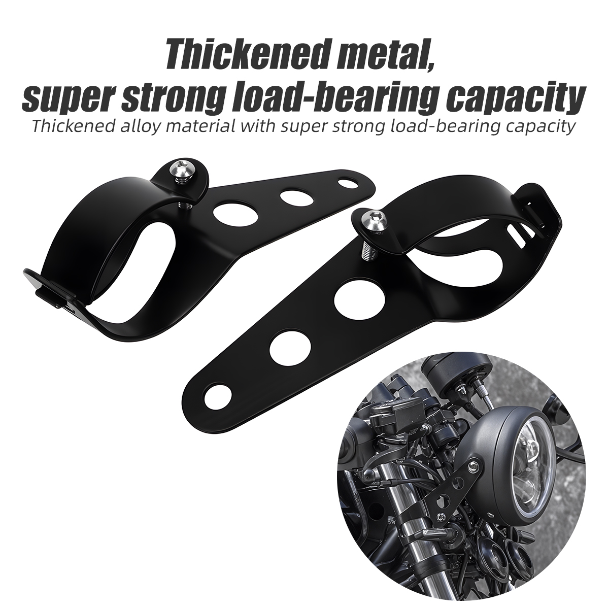 Mountain Biking Las Vegas - Universal Motorcycle Headlight Mount Bracket 28-36mm