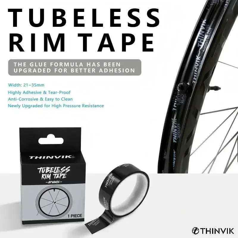 Mountain Biking Brands - Thinvik 10M Bicycle Tubeless Rim Tape