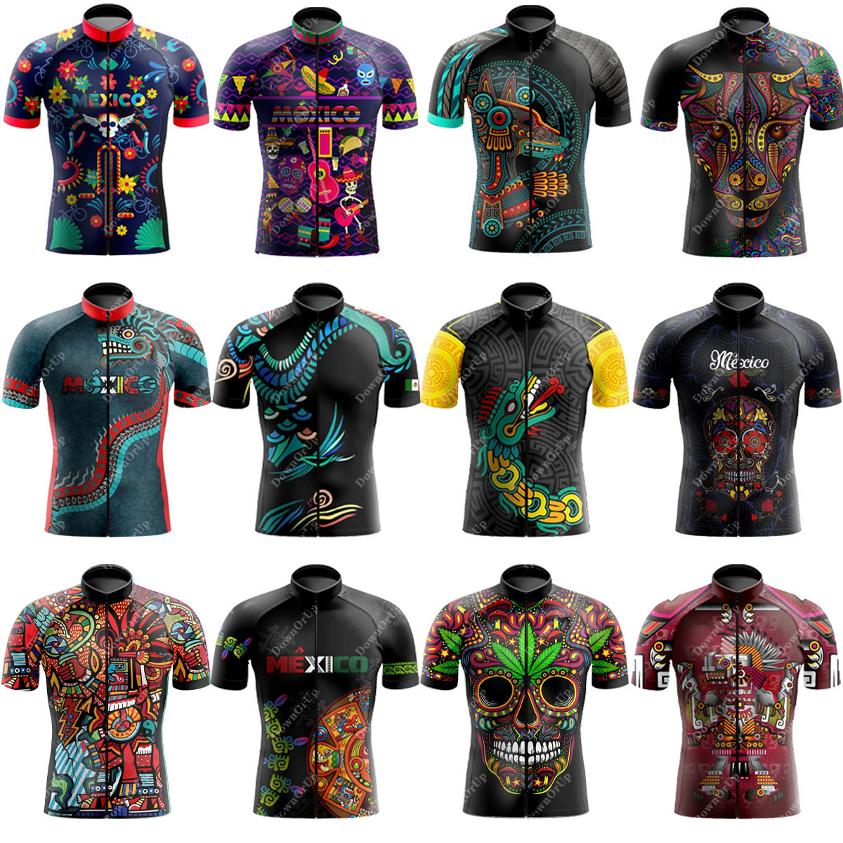 Mountain Biking New Mexico - Mexico Men's Cycling Jersey Breathable Quick-Drying