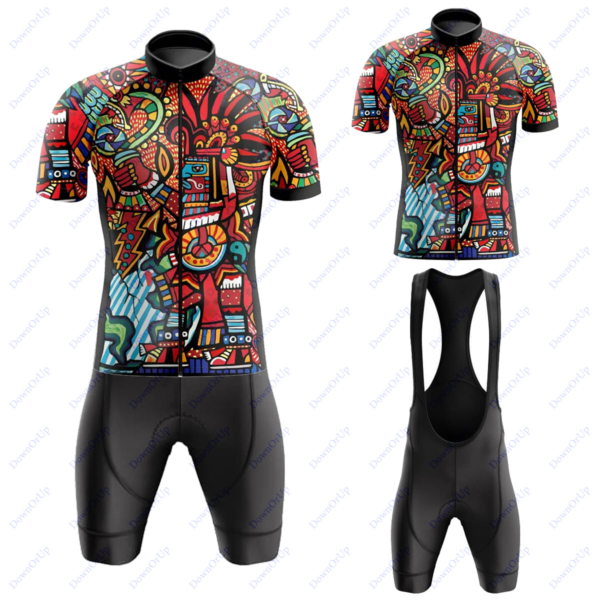 Mountain Biking New Mexico - Mexico Summer Men's Cycling Jerse Set