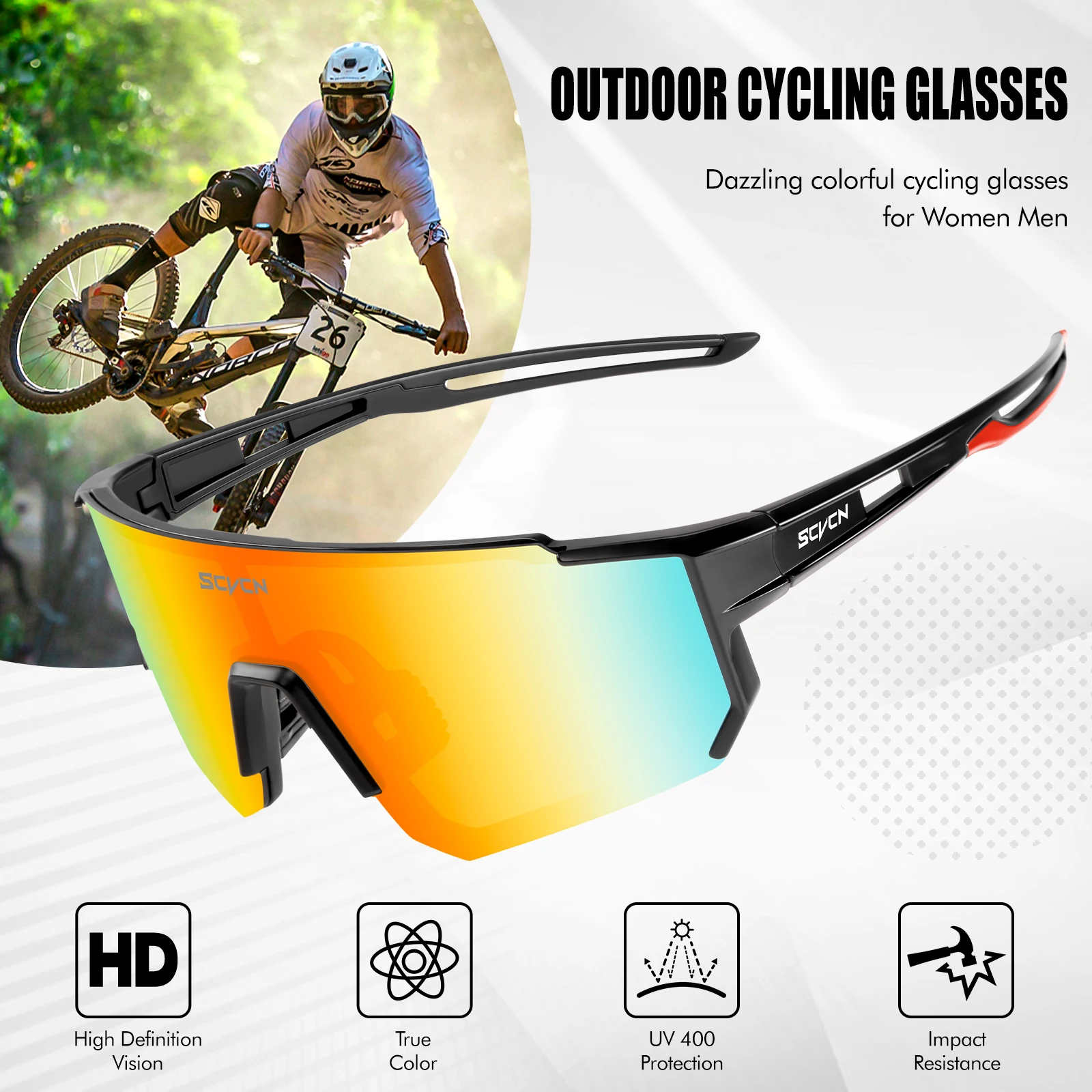 SCVCN New Photochromic Cycling - Mountain Biking Goggles ulasan dan harga