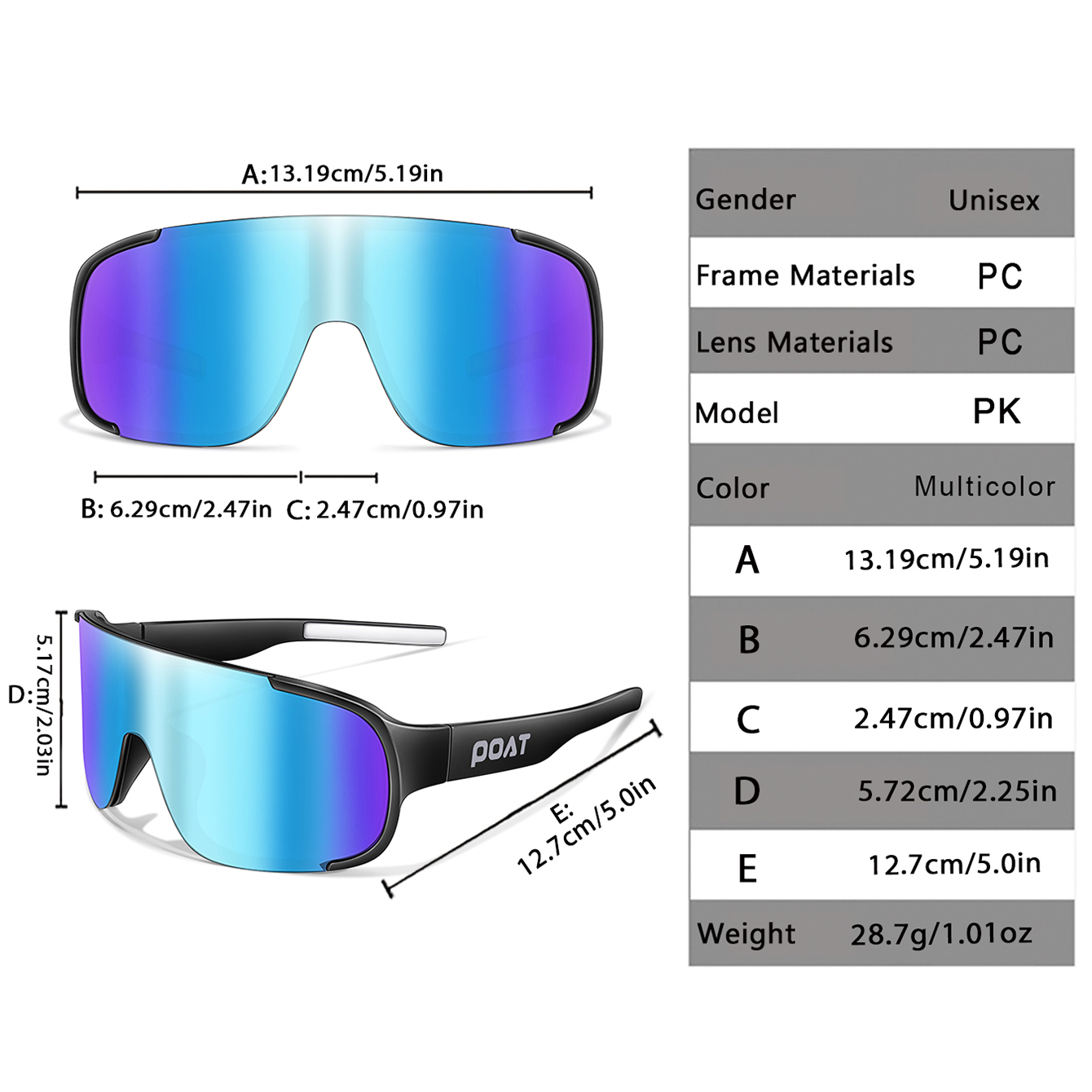 POAT UV400 Cycling Sunglasses  - Mountain Biking Goggles ulasan dan harga