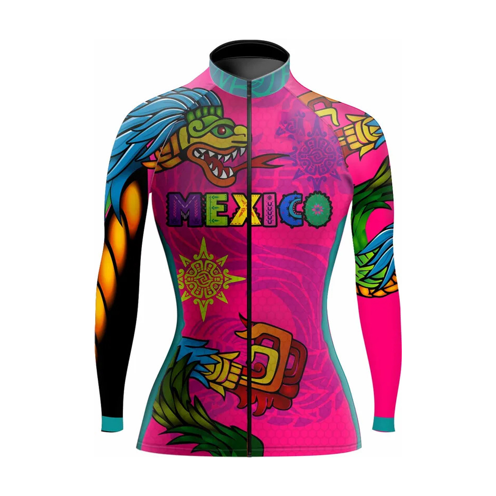 Mexico Women Long Sleeve Cycli - Mountain Biking New Mexico ulasan dan harga