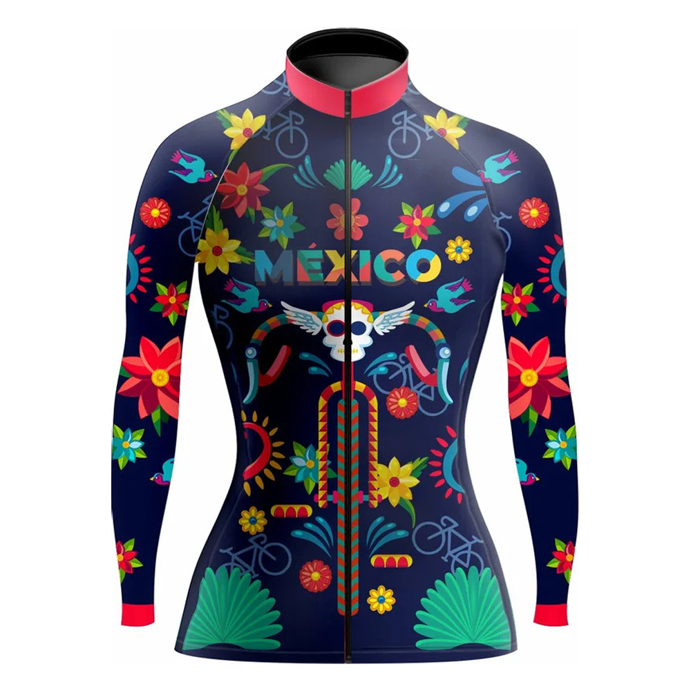 Mexico Women Long Sleeve Cycli - Mountain Biking New Mexico ulasan dan harga