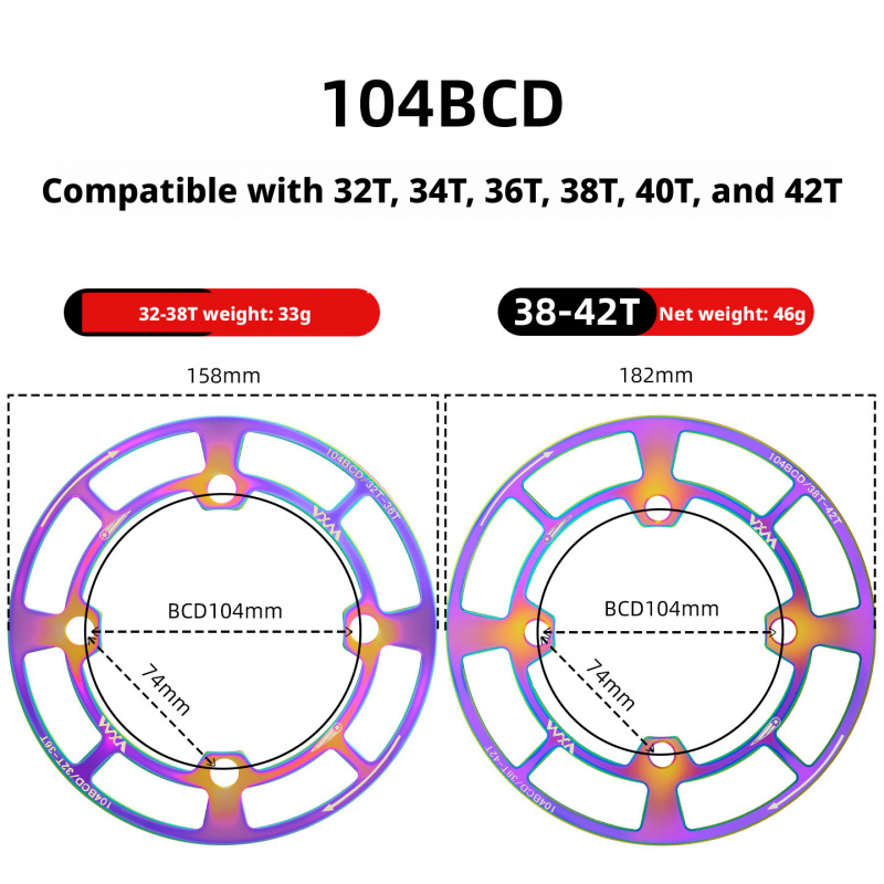 104 BCD Chainring Guard for Mo - Mountain Biking Protective Gear ulasan dan harga