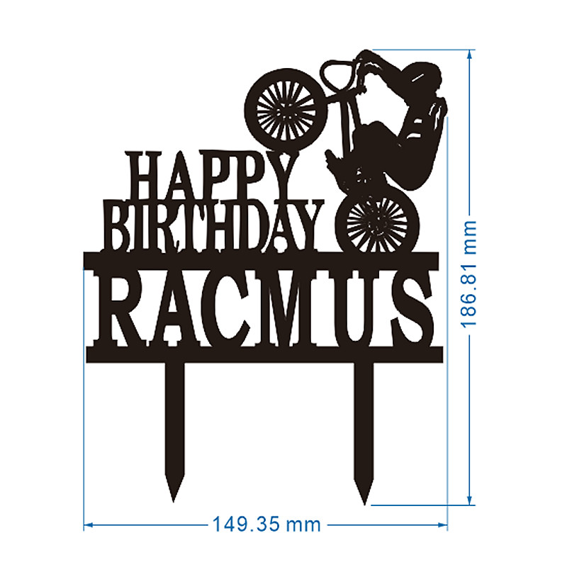 Custom Bicycle Birthday Cake T - Mountain Biking Events ulasan dan harga
