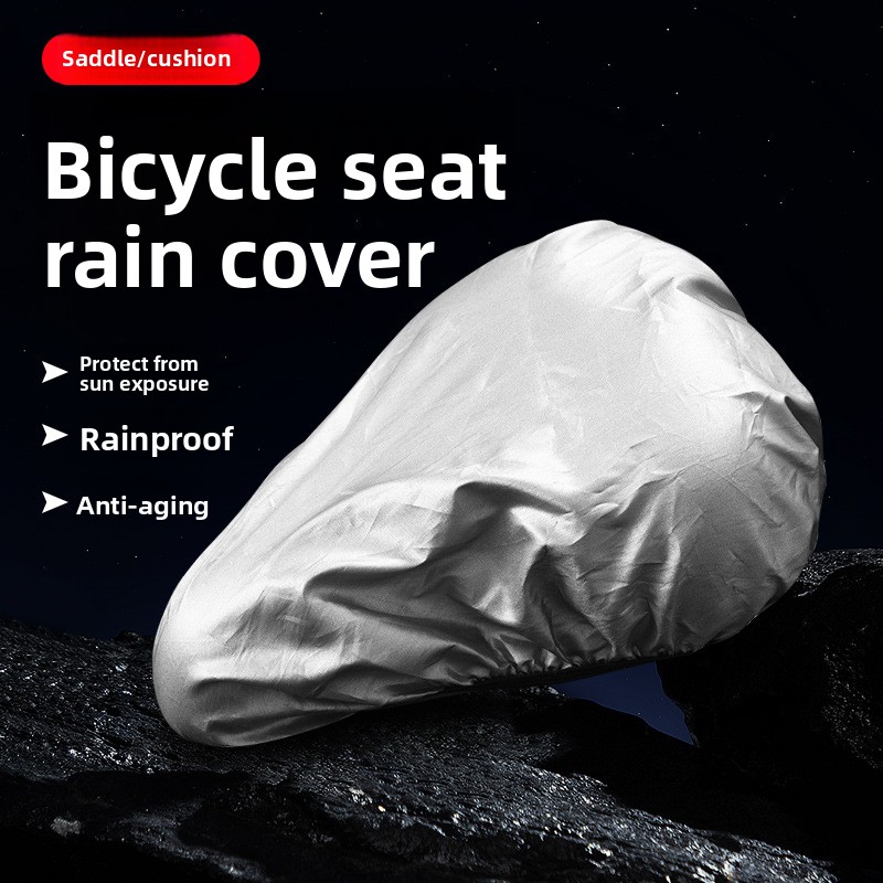 1PC Bicycle Seat Cushion Rain  - Mountain Biking In The Rain ulasan dan harga