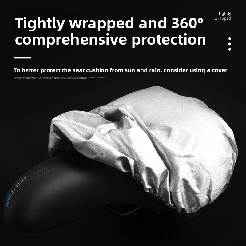 1PC Bicycle Seat Cushion Rain  - Mountain Biking In The Rain ulasan dan harga