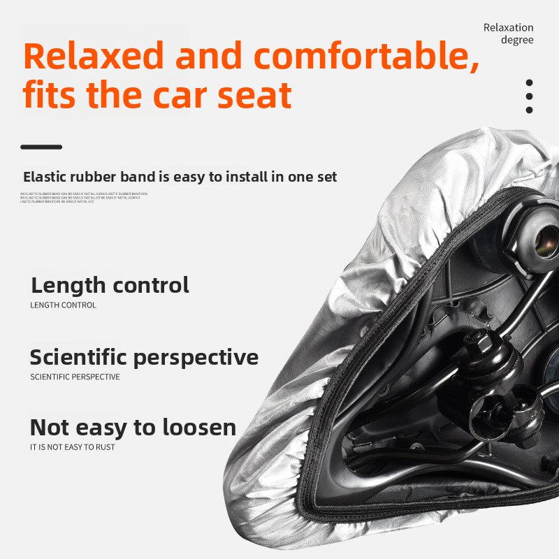 1PC Bicycle Seat Cushion Rain  - Mountain Biking In The Rain ulasan dan harga