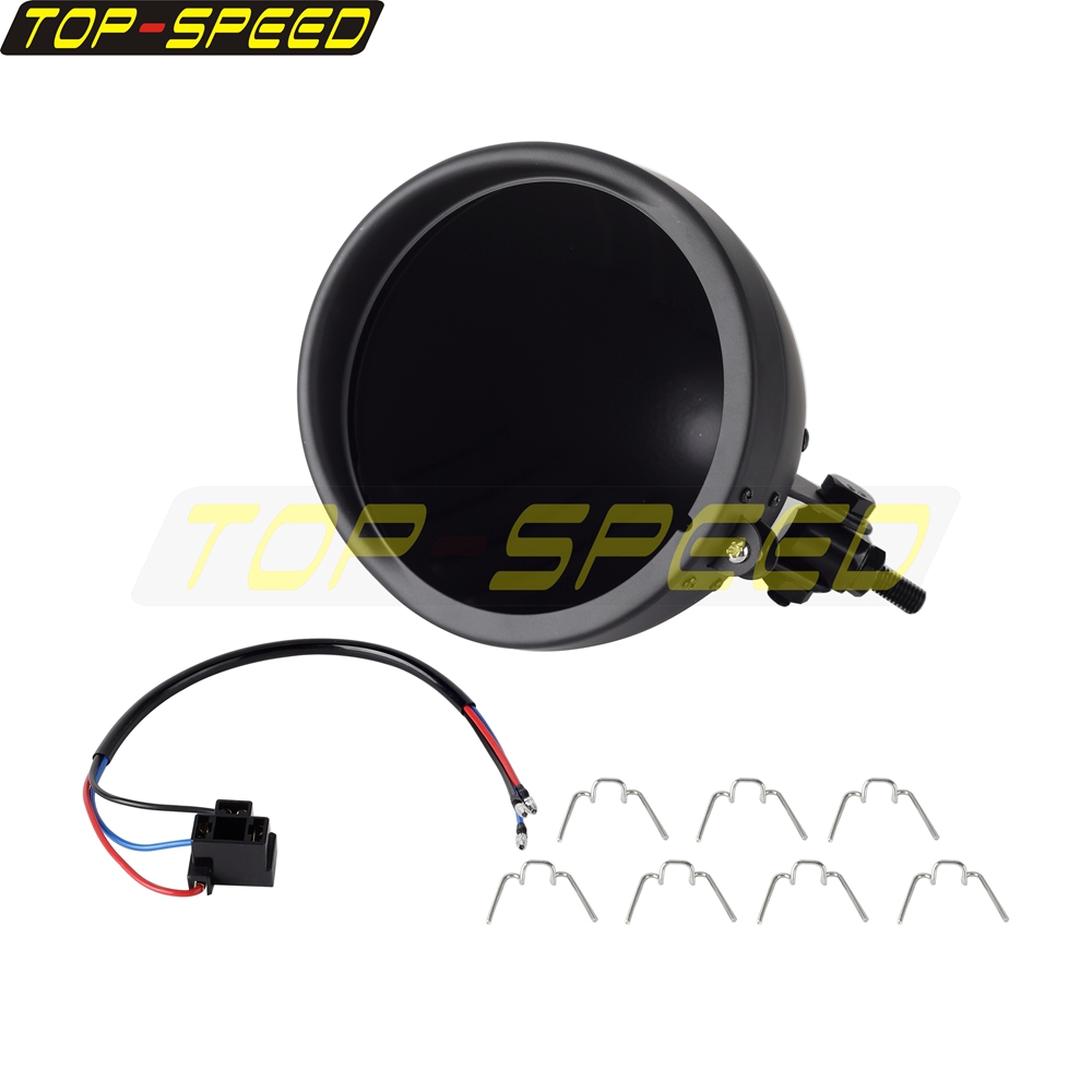 Black/Chrome Motorcycle Headla - Mountain Biking Las Vegas ulasan dan harga