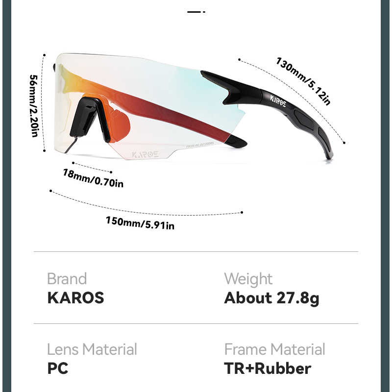 KAROS Photochromic Cycling Gla - Mountain Biking Goggles ulasan dan harga