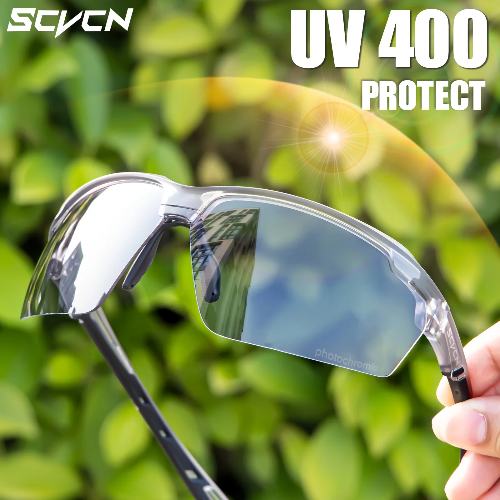 SCVCN Photochromic Cycling Sun - Mountain Biking Goggles ulasan dan harga