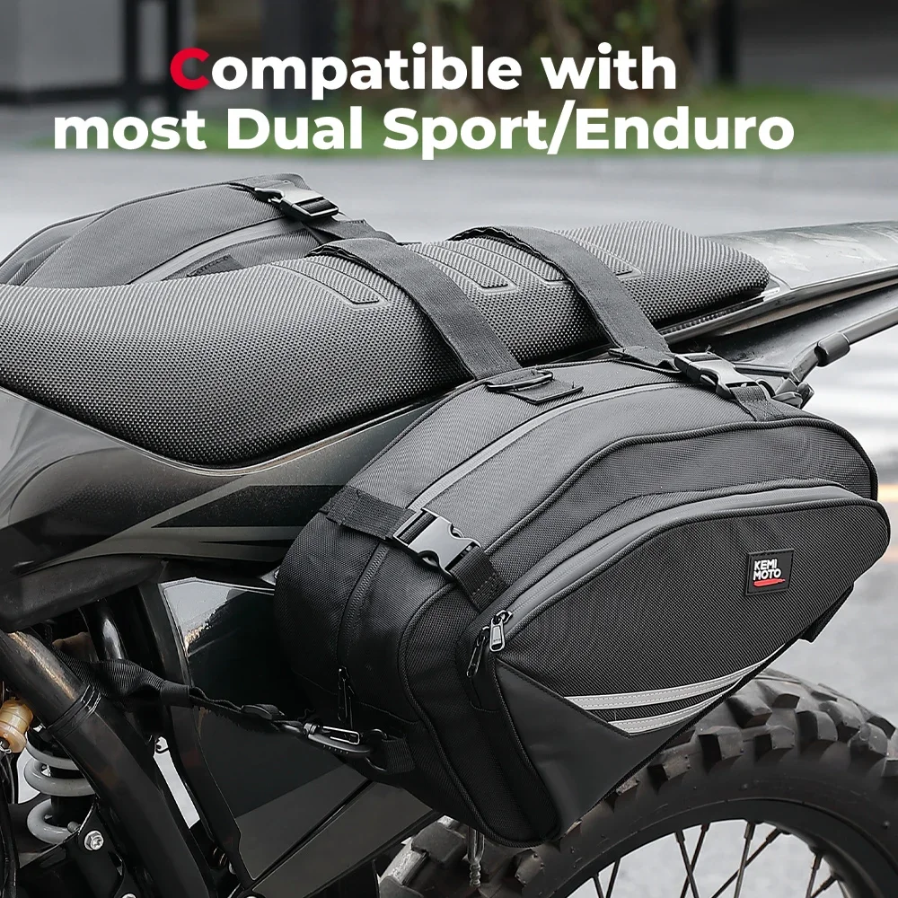 Motorcycle Saddlebags with Rai - Mountain Biking In The Rain ulasan dan harga