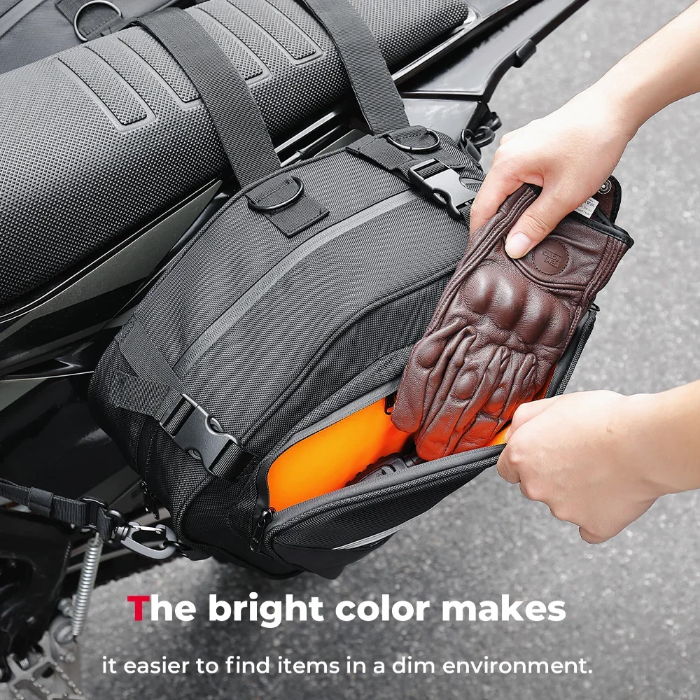 Motorcycle Saddlebags with Rai - Mountain Biking In The Rain ulasan dan harga