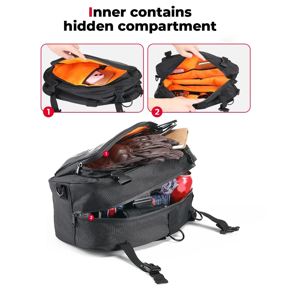 Motorcycle Saddlebags with Rai - Mountain Biking In The Rain ulasan dan harga